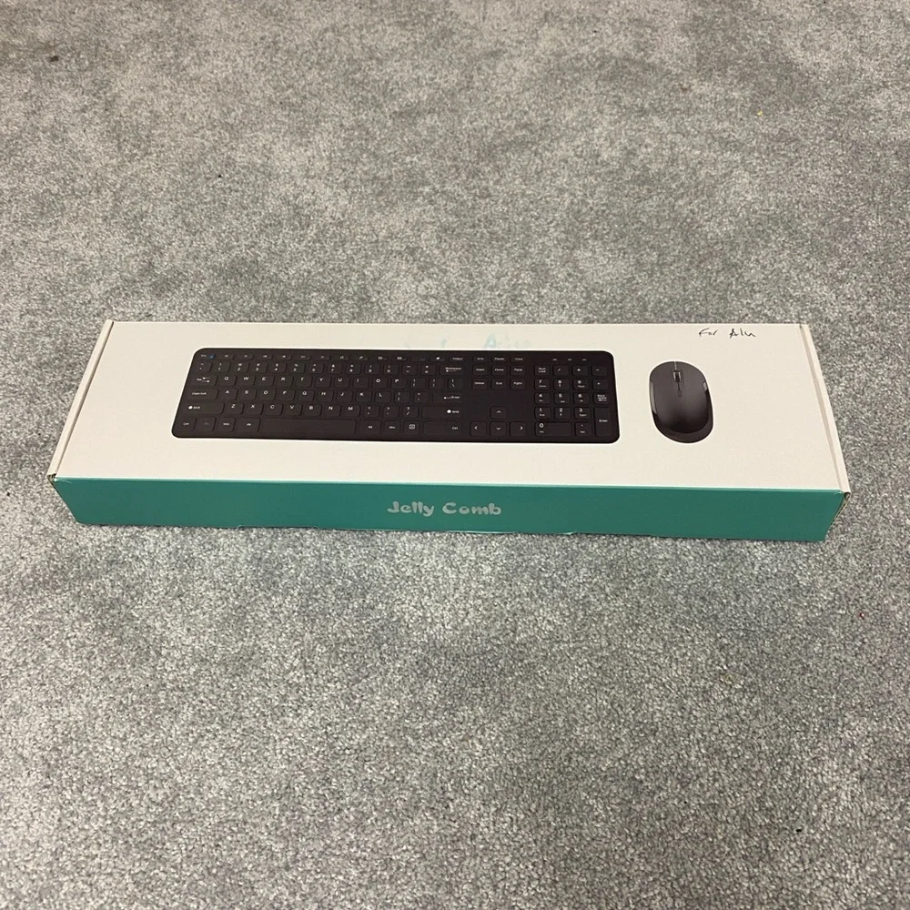 Black Wireless Keyboard and Mouse Combo